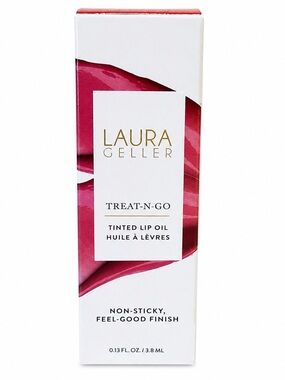 Laura Geller Treat-N-Go Tinted Lip Oil “Crunch Time” Hydrating Glossy New